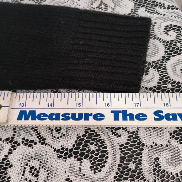 Super Soft Thick Black & Grey Crewneck Sweater - Picture 10 of 10